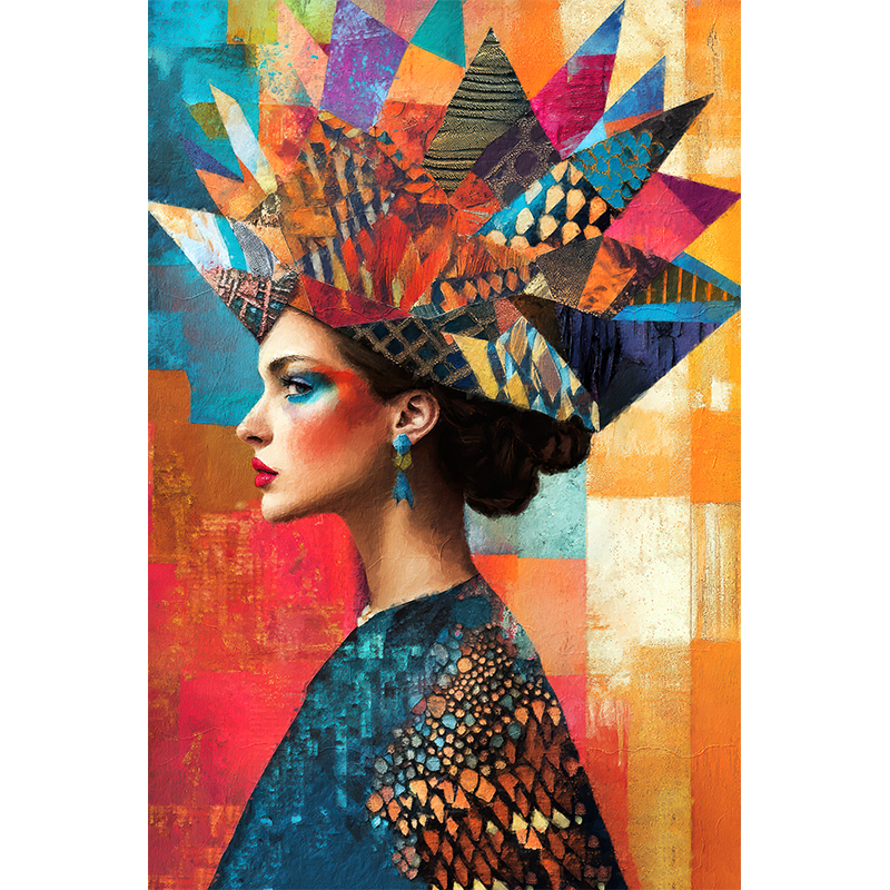 Vrouw in de bohemian stijl